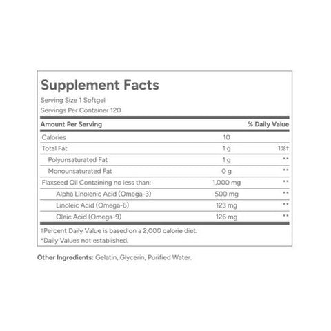 21st Century, Flaxseed Oil, 120 Softgels 21st Century