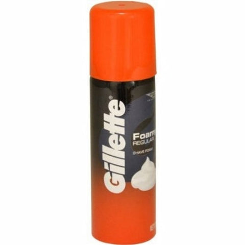 Gillette, Shaving Cream Foamy Aerosol, 2 Oz Gillette