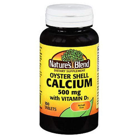 Nature's Blend, Oyster Shell Calcium D, 100 Tabs Nature's Blend