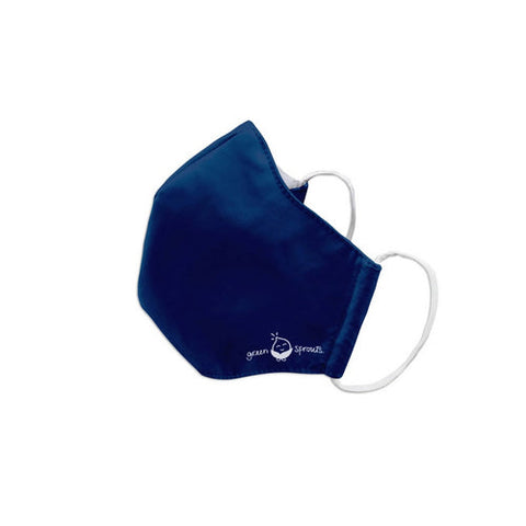 Green Sprouts, Reusable Face Mask Adult Medium Navy, 1 Count Green Sprouts