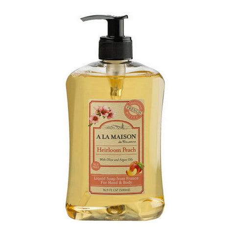 A La Maison, Liquid Soap Heirloom Peach, 16.9 Oz A La Maison