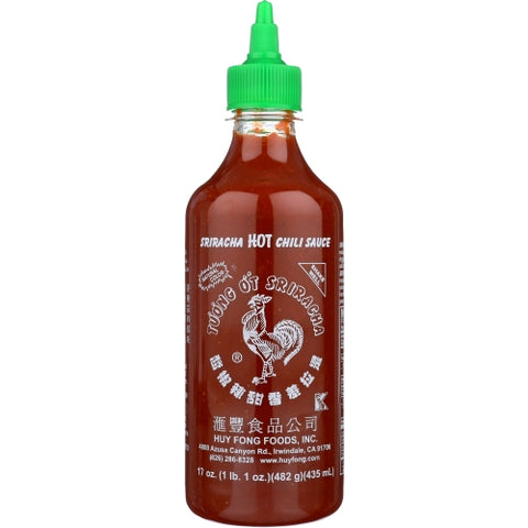 Sauce Chili Sriracha Hot Case of 12 X 17 Oz by Huy Fong