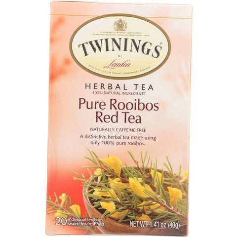 Tea African Red Roobios Case of 6 X 20 Bags by Twinings Tea