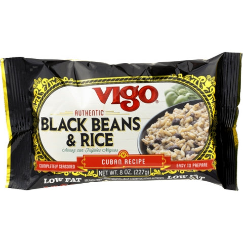 Rice Mix & Blk Bean Case of 12 X 8 Oz by Vigo