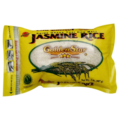 Rice Jasmine Prem Case of 12 X 2 lb by Golden Star