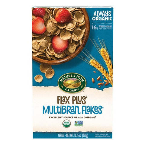 Natures Path, Organic Flax Plus Multibran Flakes, 13.25 Oz(Case Of 12) Natures Path