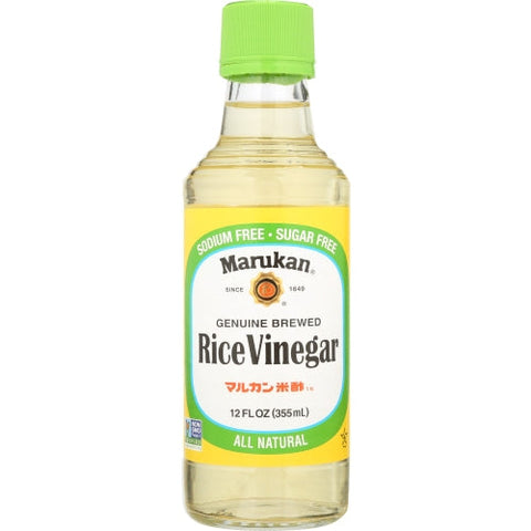 Marukan, Genuine Brewed Rice Vinegar, 12 Oz(Case Of 6) Marukan