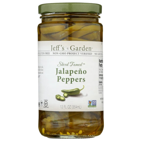 Jeff's GardenPatak, Sliced Tamed Jalapeno Peppers, 12 Oz(Case Of 6) Jeff's GardenPatak