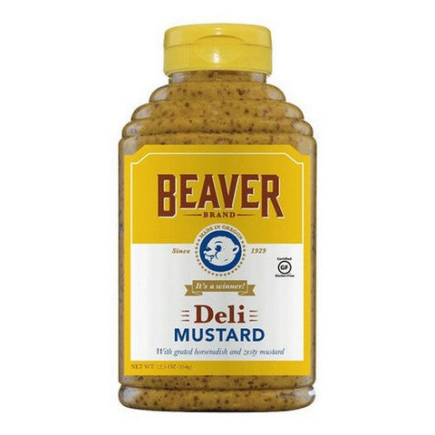 Beaver, Deli Mustard Squeeze, 12.5 Oz(Case Of 6) Beaver