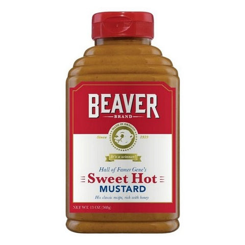 Beaver, Brand Sweet Hot Mustard, 13 Oz(Case Of 6) Beaver