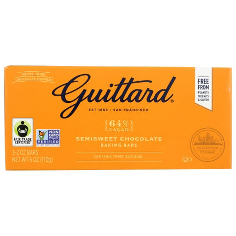 Guittard, Choc 64% Semiswt, 6 Oz(Case Of 12) Guittard