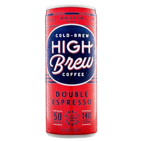 High Brew, Coffee Double Espresso, 8 Oz(Case Of 12) High Brew