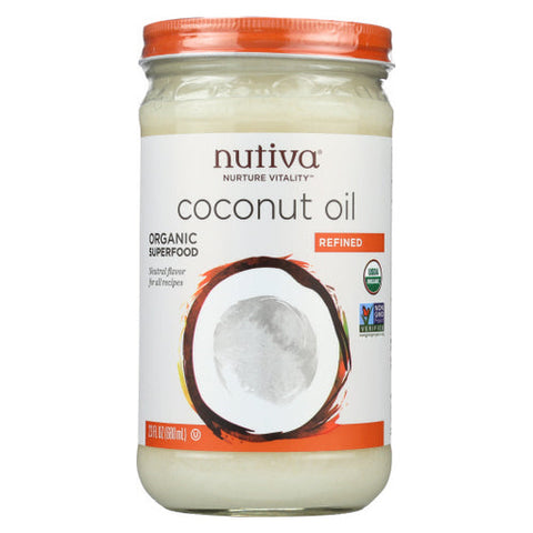Nutiva, Refined Coconut Oil, Case of 6 X 23 Oz Nutiva
