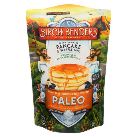 Birch Benders, Paleo Pancake And Waffle Mix, 12 Oz(Case Of 6) Birch Benders