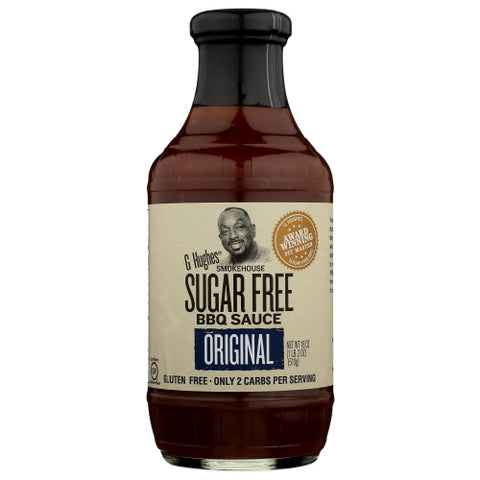 Sauce Bbq Orig Sugar Free Case of 6 X 18 Oz by G Hughes