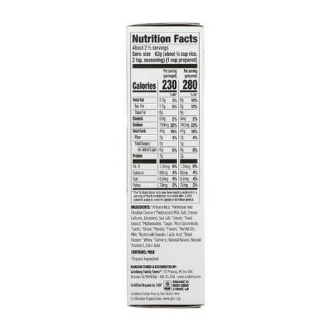 Lundberg, Organic Risotto Creamy Parmesan, 5.5 Oz(Case Of 6) Lundberg