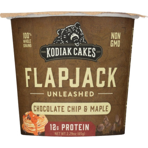 Kodiak Cakes, Cup Chocolate Chip And Maple Flapjack Mix, 2.29 Oz(Case Of 12) Kodiak Cakes