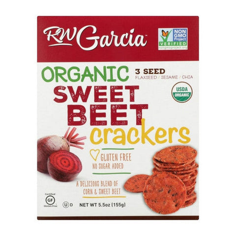 Rw Garcia, Cracker Sweet Beet Org, 5.5 Oz(Case Of 6) Rw Garcia