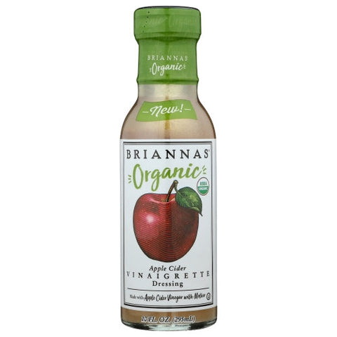 Briannas, Dressing Appl Cidr Vingrt, 10 Oz(Case Of 6) Briannas