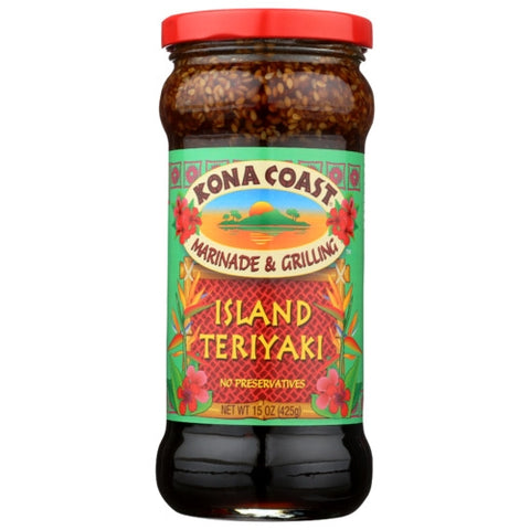 Sauce Teriyaki Island Case of 6 X 15 Oz by Kona Coast