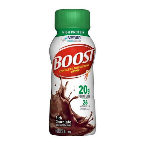 Nestle Healthcare Nutrition, Boost High Protein Balanced Nutritional Drink Rich Chocolate, 8 Oz Nestle Healthcare Nutrition
