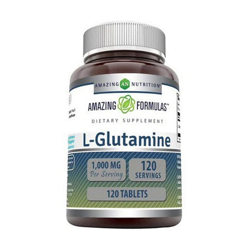 Amazing Nutrition, Amazing Formulas L-Glutamine, 1000 mg, 120 Tabs Amazing Nutrition