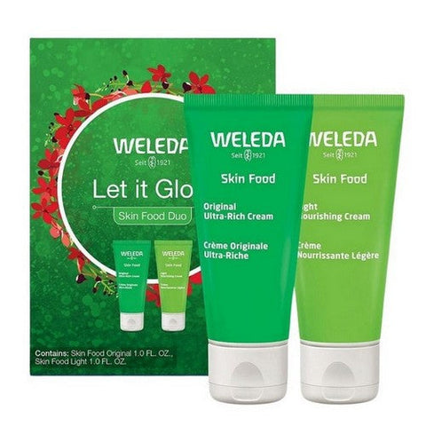 Weleda, Let It Glow Skin Food Duo, 1 Kit Weleda