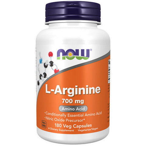 Now Foods, L-Arginine, 700 mg, 180 Veg Caps Now Foods