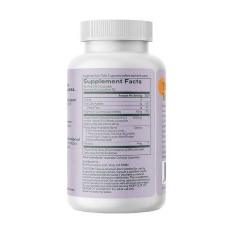 Om Mushrooms, Sleep Mushroom Superfood Daily Boost, 90 Veg Caps Om Mushrooms