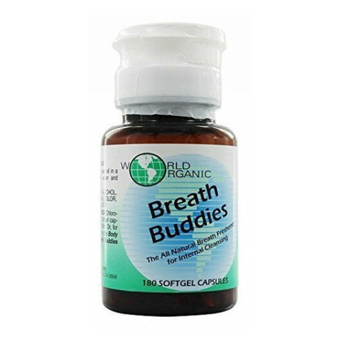 World Organics, Breath Buddies, 180 Sftgls World Organics