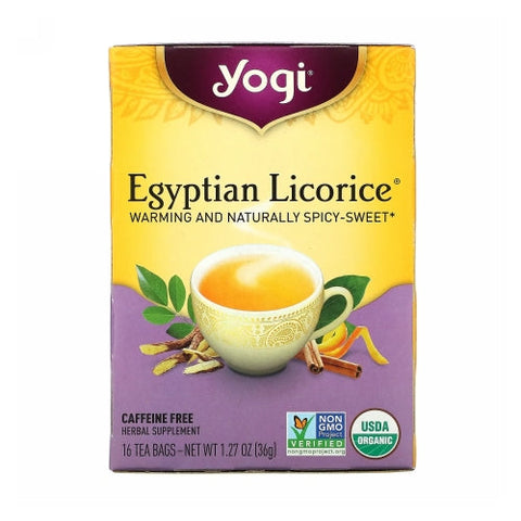 Yogi, Organic Egyptian Licorice Tea, 16 Bags Yogi