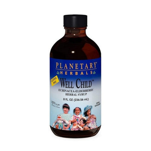 Planetary Herbals, Well Child Echinacea-Elderberry Syrup, 8 Oz Planetary Herbals