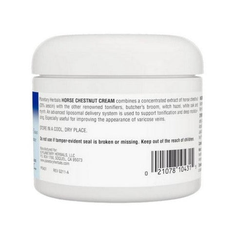 Planetary Herbals, Horse Chestnut, Cream 4 Oz Planetary Herbals