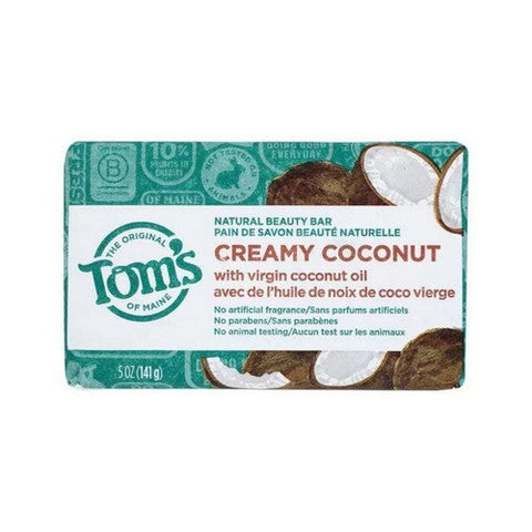 Tom's Of Maine, Creamy Coconut Natural Beauty Bar, 5 Oz Tom's Of Maine