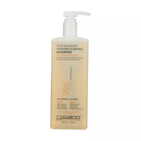 Giovanni Cosmetics, 50:50 Balanced Hydrating And Clarifying Shampoo, 24 Fl Oz Giovanni Cosmetics