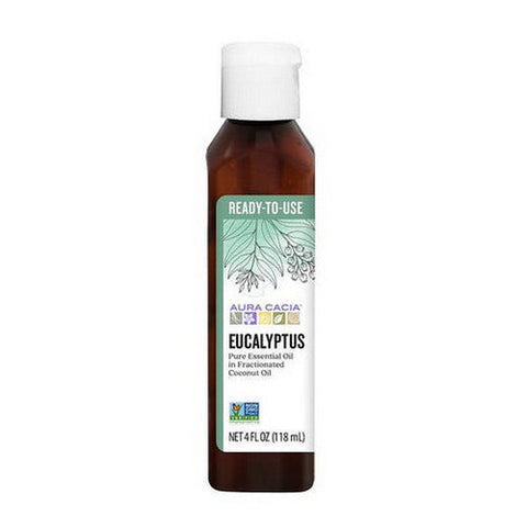 Aura Cacia, Ready-To-Use Essential Oil, Eucalyptus 4 Oz Aura Cacia