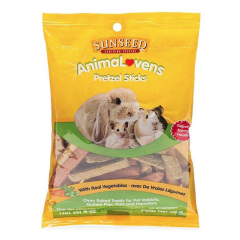 Sunseed, Sunseed AnimaLovens Pretzel Sticks for Small Animals, 4 oz Sunseed