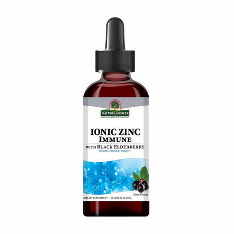 Nature's Answer, Ionic Zinc Immune With Black Elderberry, 4 Oz Nature's Answer