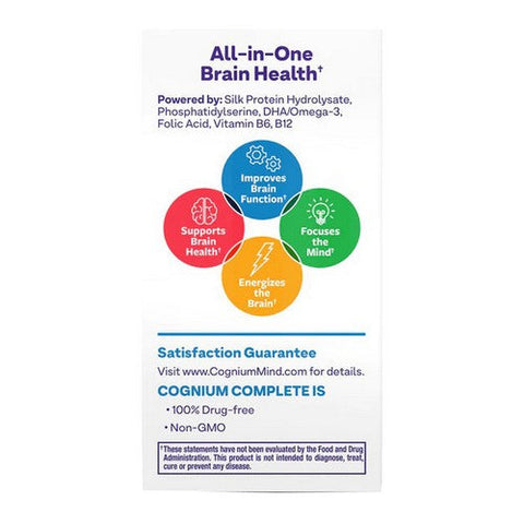 Natrol, Cognium Complete Brain Health, 60 Caps Natrol