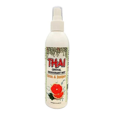 Thai Deodorant Stone, Thai Deodorant Mist Cirtus Juniper, 8 Oz Thai Deodorant Stone