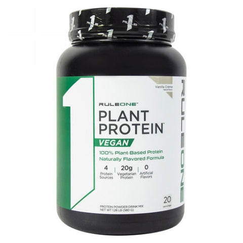 Rule 1, R1 Plant Protein Vanilla Crème, 1.28 Lbs Rule 1