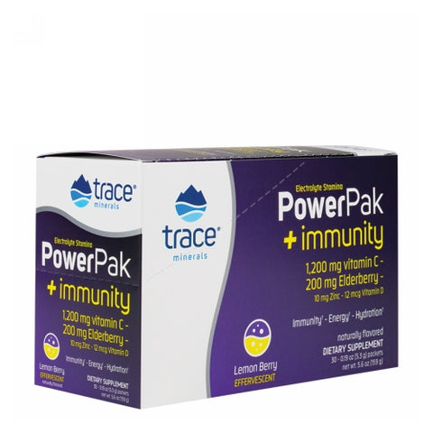 Electrolyte Stamina Power Pak + Immunity 30 Packets by Trace Minerals