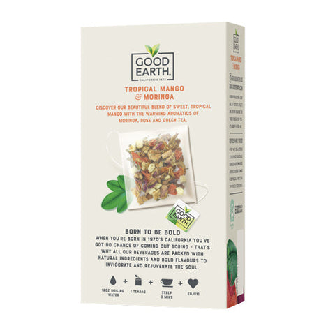 Good Earth Teas, Sensorials Moringa Mango, 15 Bags Good Earth Teas