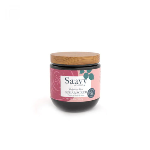 Saavy Naturals, Bulgarian Rose Sugar Scrub, 12 Oz Saavy Naturals