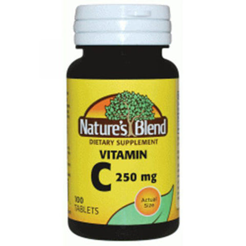 Nature's Blend, Vitamin C, 250 mg, 100 Tabs Nature's Blend