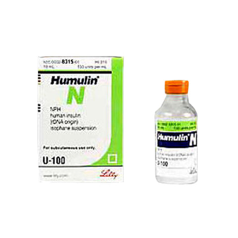 Eli Lilly And Company, Humulin N  Insulin, 10 ml Eli Lilly And Company