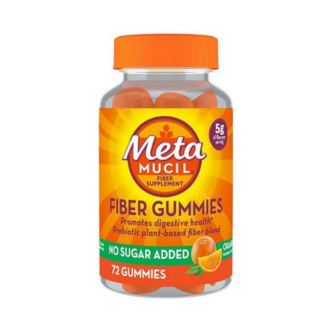 Metamucil, Fiber Gummies Orange, 72 Count Metamucil