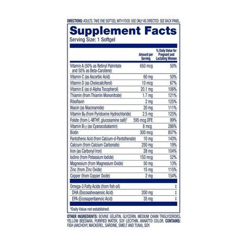 Enfamil, Prenatal Vitamin & Mineral Supplement, 30 Softgels Enfamil