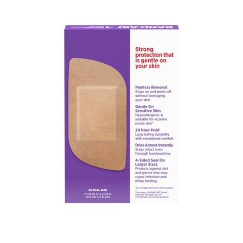 Band-Aid, Sensitive Skin Adhesive Bandages Assorted Sizes, 20 Count