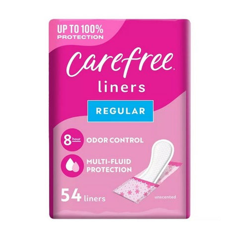 Carefree, Liners Regular Unscented, 54 Count